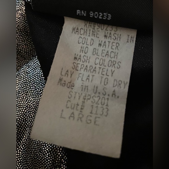 Men's Vintage Short Sleeve Large Silver NYE Y2K 2000 Celebration Shirt - Picture 11 of 11